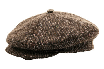 Wall Mural - Newsboy Hat isolated on a transparent background