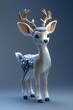 © MaiHuong Studio - 3D icon of a deer with antlers