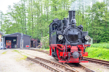 Wall Mural - Kleinbahn, Prignitz, Lindenberg, Groß Pankow, Brandenburg, Deutschland 