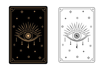 Tarot card peace. The major arcana of a deck of cards.