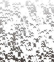Poster - Black and white geometric pattern. arrows shape abstract background. Fully editable vector element. Vector Format Illustration 