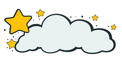 Sticker - cloud