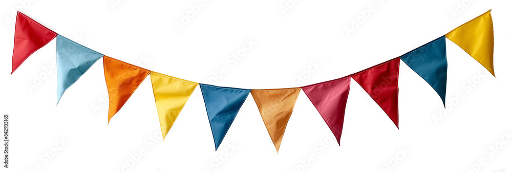 Bunting flags banner, birthday or party decoration, colorful garland ...