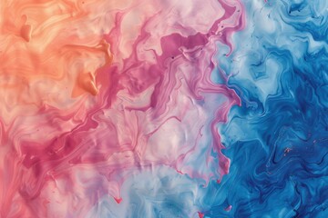 Poster - Dive into abstract art with this vibrant acrylic painting, creating a luxurious marble effect perfect for contemporary backgrounds and prints, inspiring creativity with trendy flair