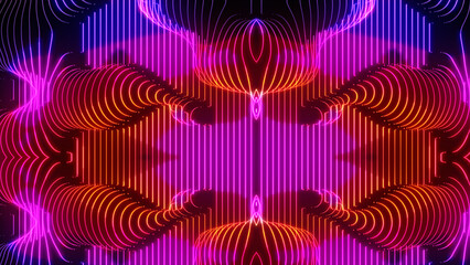 Poster - Abstract club lights background. Colorful pattern. Texture.