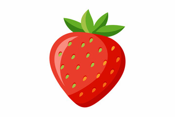 Wall Mural - strawberry fruit vector illustration