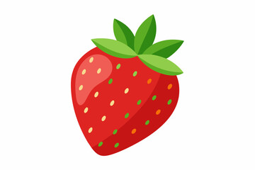 Wall Mural - strawberry fruit vector illustration