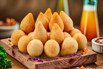 Wall Mural - Brasilian snack coxinha