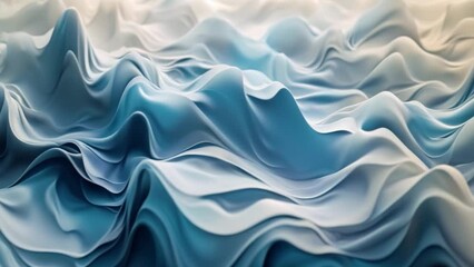 Wall Mural - A close-up image of a light blue fabric with a subtle gradient, showcasing a beautiful and delicate texture.