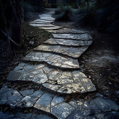 Sticker - stones, stone path