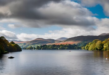 Wall Mural - A view of Lake Windermere in the Lake District