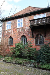 Wall Mural - Ansicht des Klosters Lüne in der Stadt Lüneburg, Niedersachsen