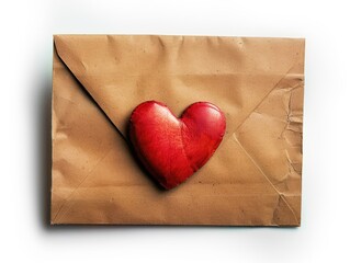 Poster - envelope with heart