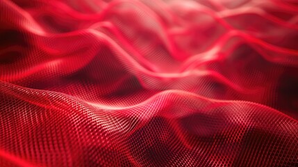 Abstract background with a close up that resembles a net in shades of red