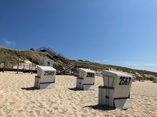 Sticker - Sonniger Frühsommertag in Westerland auf Sylt