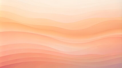 Wall Mural - Abstract gradient background with soft orange and peach hues