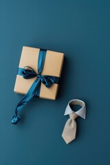 Poster - A gift box containing a tie and bow tie