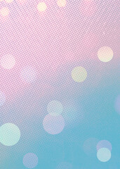 Blue bokeh vertical background for banner, poster, ad, celebrations, and various design works