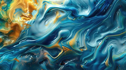 abstract background in a liquid state