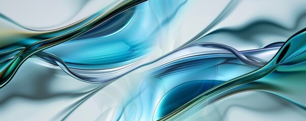 Wall Mural - Abstract Glass Shapes