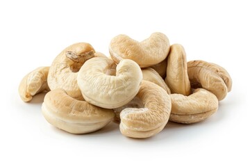 cashew nuts isolated on white background