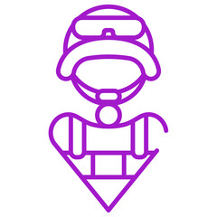 Sticker - Soldier Avatar Linear Color