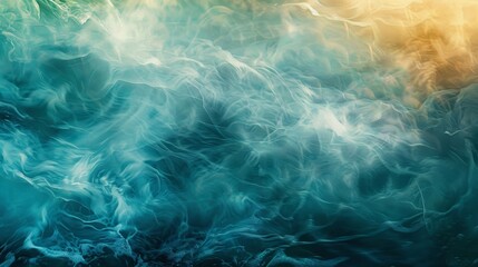Wall Mural - a neverending dance between the elements as the air and water whirl and tangle in a beautiful chaos.