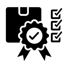 Poster - Quality Control Icon