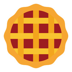 Poster - pie icon 