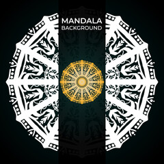 luxury mandala design template background