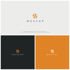 Wall Mural - Modern logo with beautiful coloring. Logo design. Logo design set.