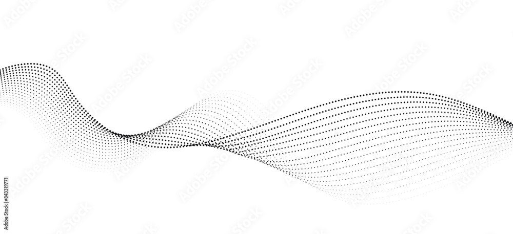 smooth flowing wave dots halftone lines dynamic blue purple pink ...
