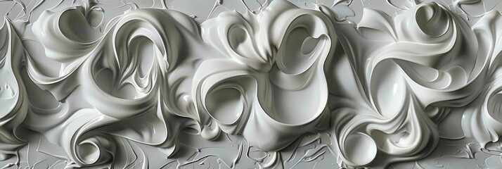 Intricate Shapes Inspired By The Patterns In Marble, In Swirling Whites And Grays, Suggesting Elegance And Sophistication , HD Wallpapers, Background Image