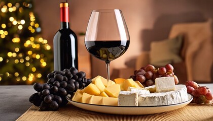 glass of wine wallpaper red wine and cheese, still life with wine and cheese, wine and grapes, Présentation d'un plateau de fromage avec verre de vin, grappe de raisin et bouteille