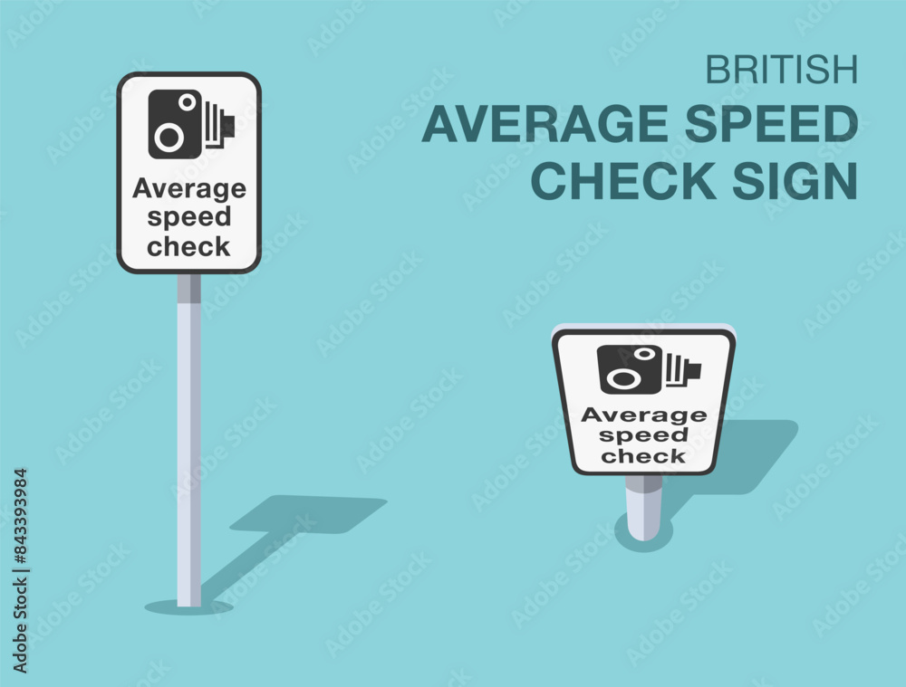 Image vectorielle Stock Traffic regulation rules. Isolated British ...