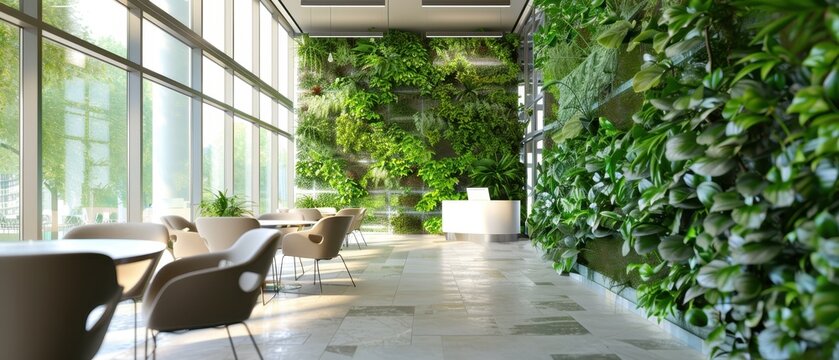 Green, sustainable and environmental office space 