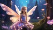 © Erum - 'From shimmering fairy wings to magical forests, our AI platform can bring your fairyland vision to life. Use descriptive language and stylistic rendering adjectives to create a diverse and creative r