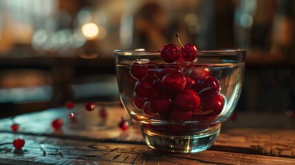 Wall Mural - glass of red wine