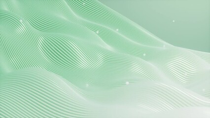 Poster - Gradient abstract curve background, 3d rendering.