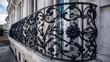 © Mr Arts - detailed ironwork on a classical balcony.