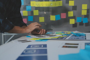 ux graphic designer creative sketch planning application process development prototype wireframe for
