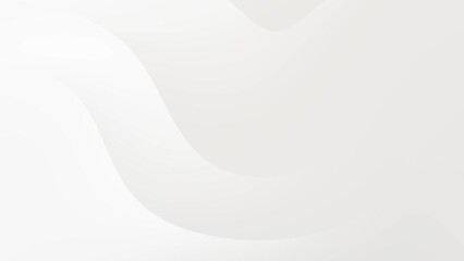 Minimalist white wave pattern loop background animation.