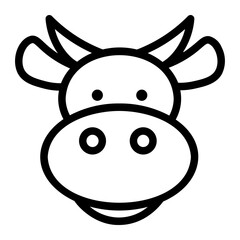 Wall Mural - cow