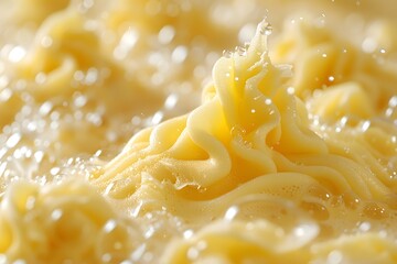 Close-Up View of Boiling Ramen Noodles - Perfect for Cooking Blogs and Food Photography