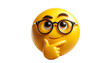 © Marinnai - Cute emoji with glasses thinking