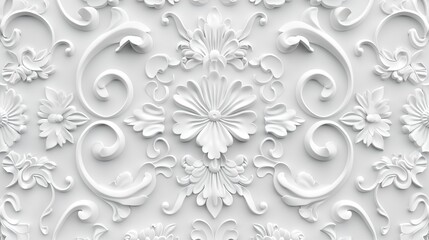white pattern wallpaper