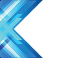Fototapete - Abstract geometric technological corner position and transparent background. Modern geometric background for business or corporate presentation. Vector illustration