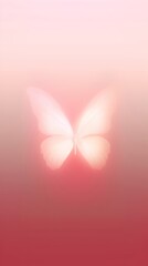 Wall Mural - Blurred gradient white butterfly petal light pink.