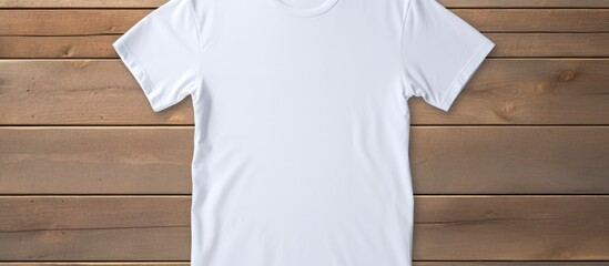 A white Gildan T Shirt mockup with copy space image available