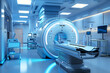 © JoanVtGarcia - maquina de TAC TA tomografía axial en habitación de hospital